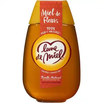 Auchan Supermarché Miel de fleurs liquide lune de miel offre