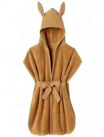 Peignoir bébé et enfant à capuche en bambou