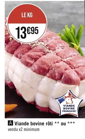 Géant Casino Viande bovine rôti offre