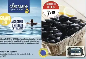 LA BARQUETTE DE 1,4 KG