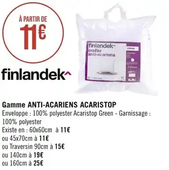 Géant Casino Gamme ANTI-ACARIENS ACARISTOP offre