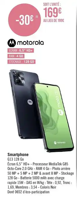 Géant Casino Smartphone offre