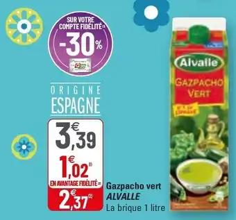 G20 Gazpacho Vert Alvalle offre