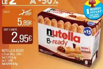 Match Nutella B-Ready offre