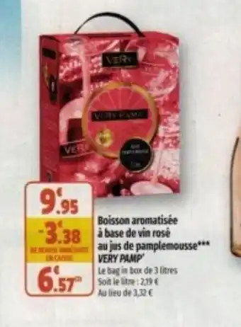 Coccinelle Supermarché Boisson aromatisée à base de vin rosé offre