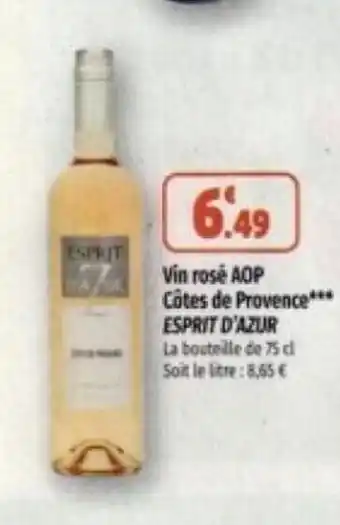 Vin rosé AOP Côtes de Provence***