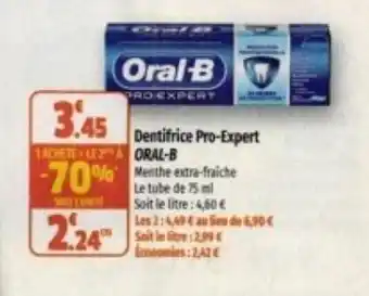 Coccinelle Supermarché Dentifrice Pro-Expert offre