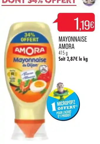 Match Mayonnaise Amora offre