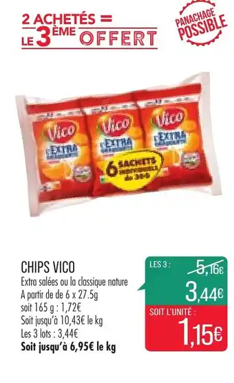 Match Chips Vico offre