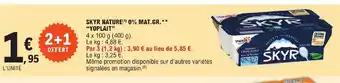 E.Leclerc SKYR NATURE (¹) 0% MAT.GR.** "YOPLAIT" offre