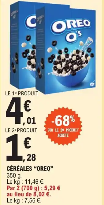 E.Leclerc CÉRÉALES "OREO" offre