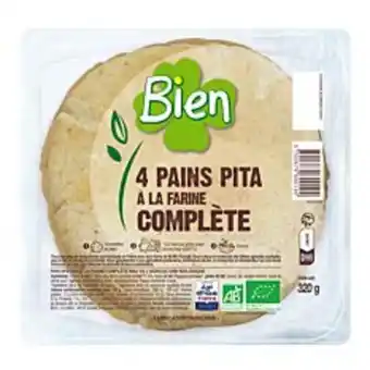 Naturalia Pain pita x4 320g bio offre