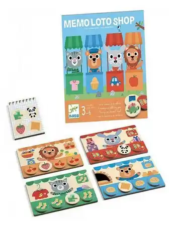 Jeu de memoire loto shop 'djeco'