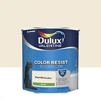 Castorama Peinture murs et boiseries color resist salle de bains dulux valentine satin première lueur 2,5l offre