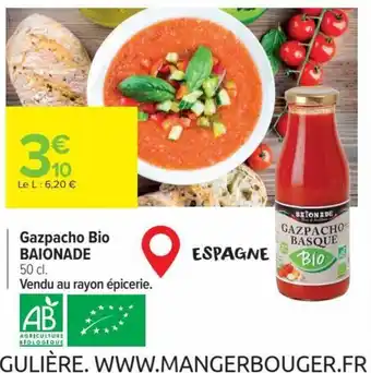 Gazpacho Bio BAIONADE