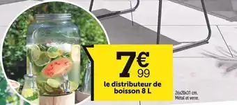 Centrakor Le distributeur de boisson 8 L offre