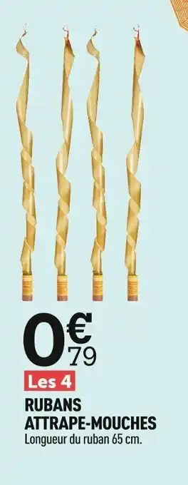 Centrakor RUBANS ATTRAPE-MOUCHES Longueur du ruban 65 cm. offre