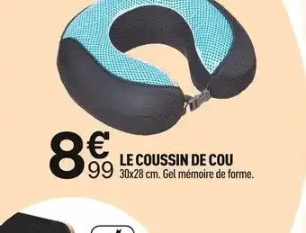 Centrakor LE COUSSIN DE COU offre
