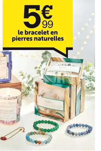 Centrakor Le bracelet en pierres naturelles offre