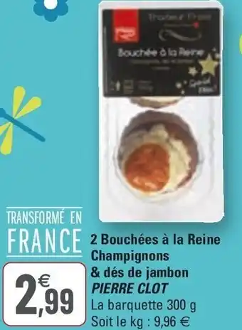 2 Bouchées à La Reine Champignons