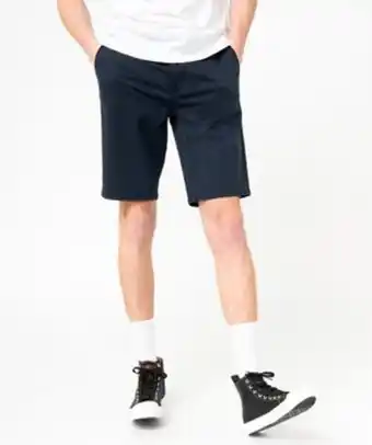 Gémo Bermuda homme coupe chino à taille élastiquée offre