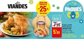 G20 Poulet Certfié Pleine Saveur offre