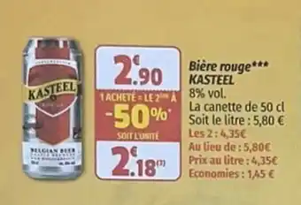 Bière rouge*** KASTEEL