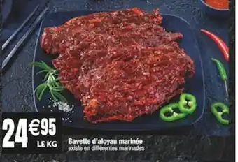 Bavette d'aloyau marinée existe en différentes marinades