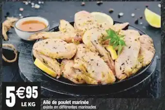 Cora x Carrefour Aile de poulet marinée existe en différentes marinades offre