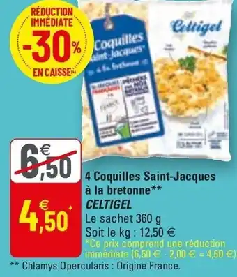 G20 4 Coquilles Saint-Jacques offre