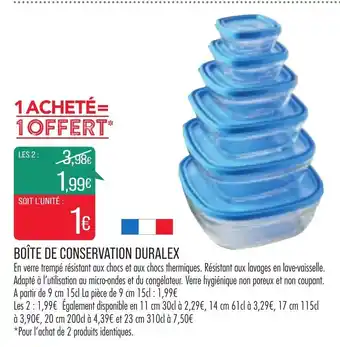 Boîte De Conservation Duralex