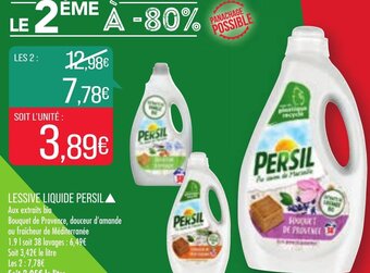 Match Lessive Liquide Persil offre