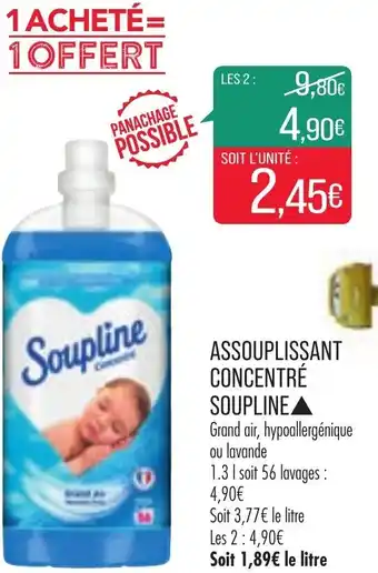 Match Assouplissant Concentré Soupline offre