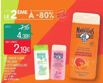 Match Gel Douche & Bain Extra Doux offre