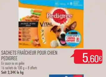 Match Sachets Fraîcheur Pour Chien Pedigree offre