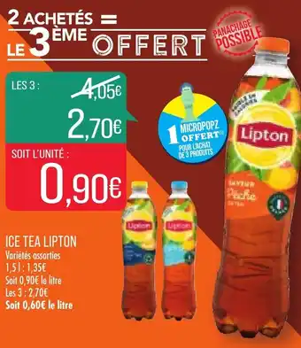 Match Ice Tea Lipton offre