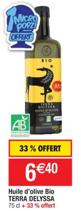 Cora x Carrefour Huile D'Olive Bio offre