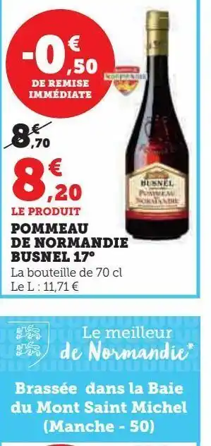 Pommeau de normandie busnel 17°