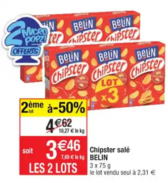 Chipster Salé Belin