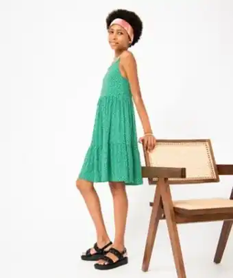 Gémo Robe fille imprimée à fines bretelles offre