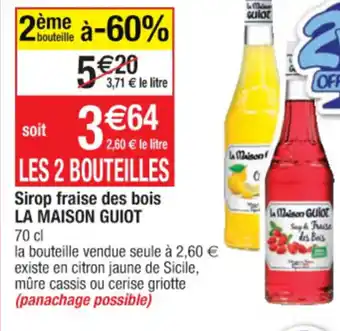 Cora x Carrefour Sirop Fraise Des Bois offre
