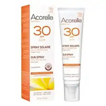 Naturalia Spray solaire spf30 100ml bio offre