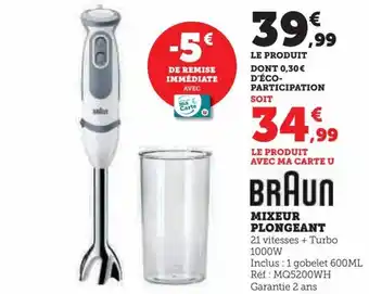 MIXEUR PLONGEANT