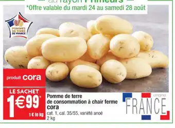 Cora x Carrefour Pomme De Terre De Consommation À Chair Ferme offre