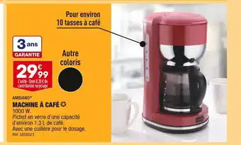 ALDI Ambiano machine à café offre