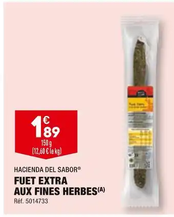 ALDI Hacienda del sabor fuet extra aux fines herbes offre