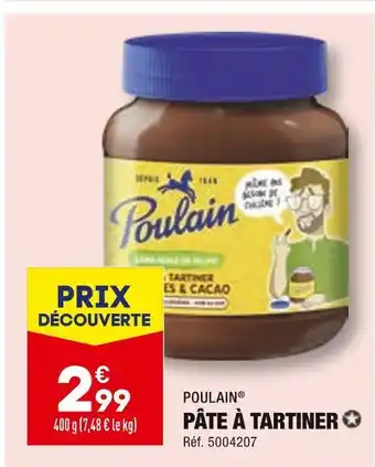 ALDI Poulain pâte à tartiner offre