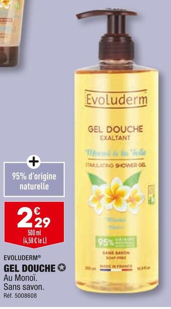 ALDI Evoluderm gel douche offre