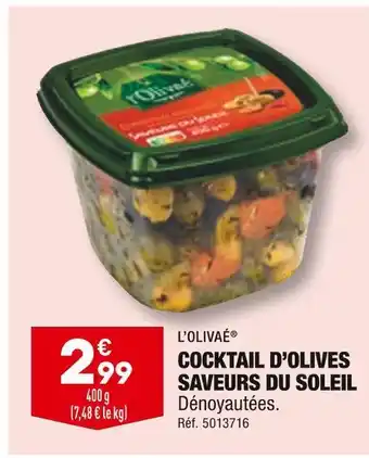 ALDI L’olivaé cocktail d’olives saveurs du soleil offre