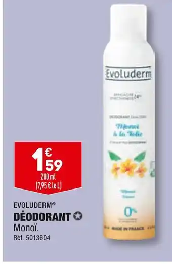ALDI Evoluderm déodorant offre